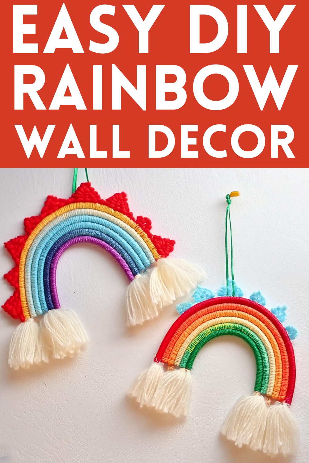 DIY Rainbow Wall Decor