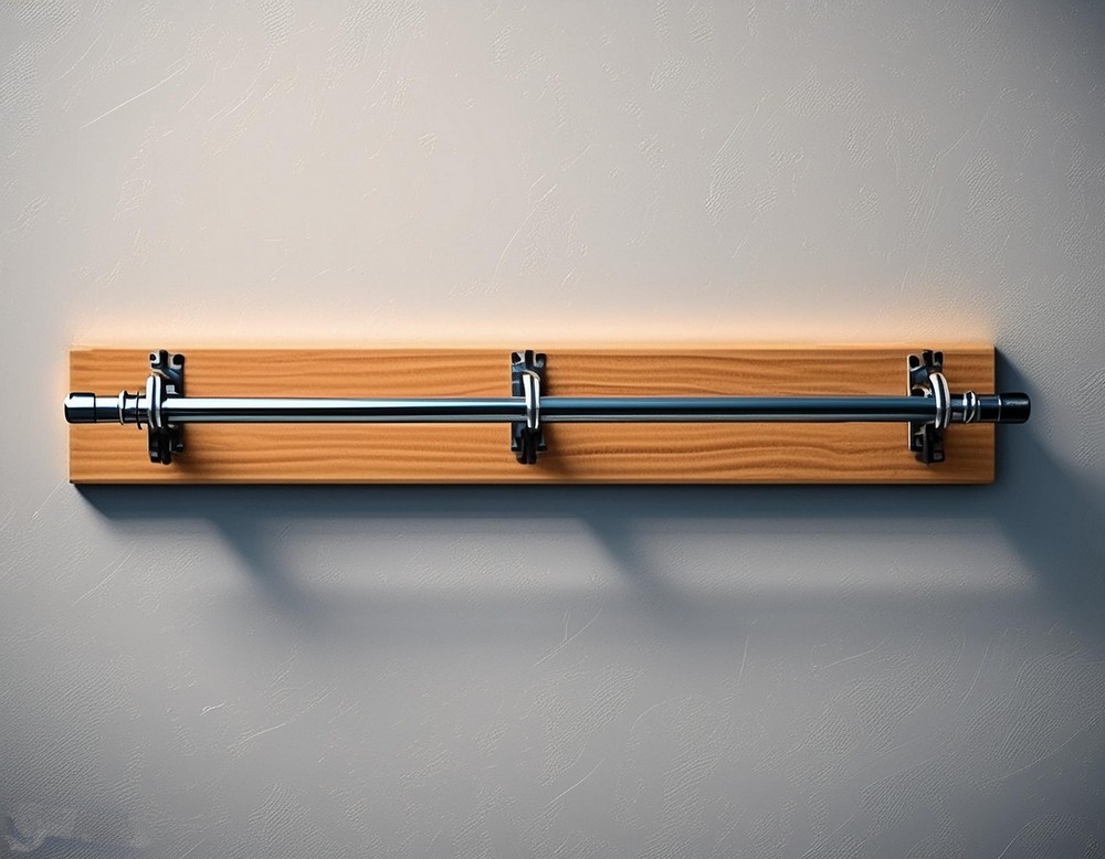 DIY Wall Mounted Clothing Rack 3