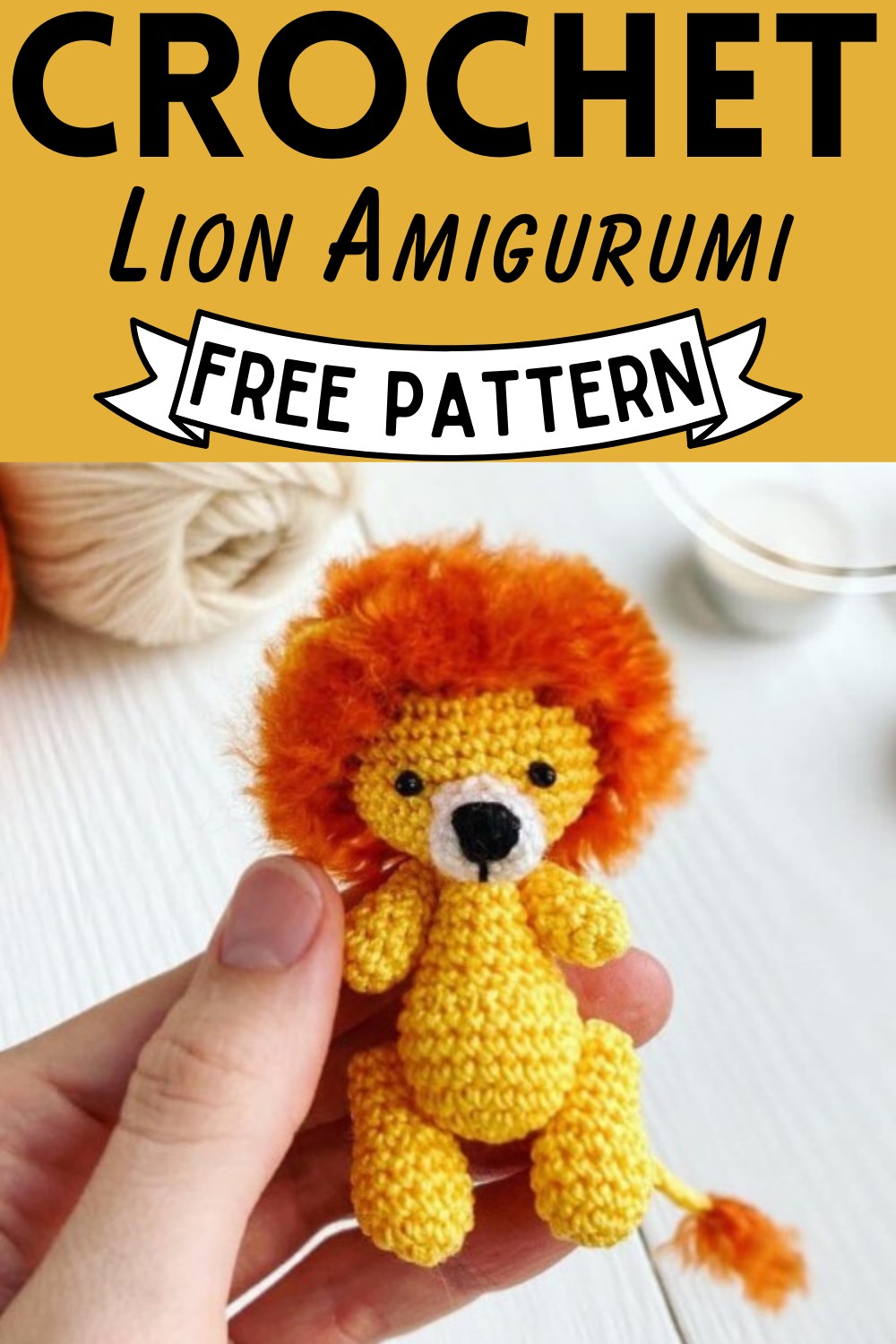Free Crochet Lion Amigurumi Pattern