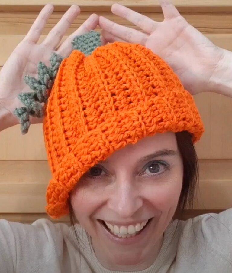 Free Crochet Pumpkin Hat