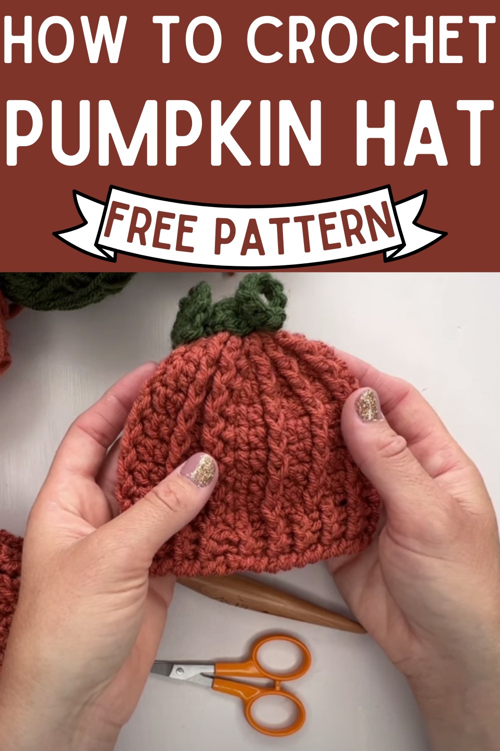 How to Crochet a Pumpkin Hat