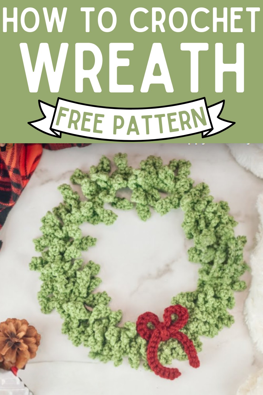 How to Crochet a Wreath