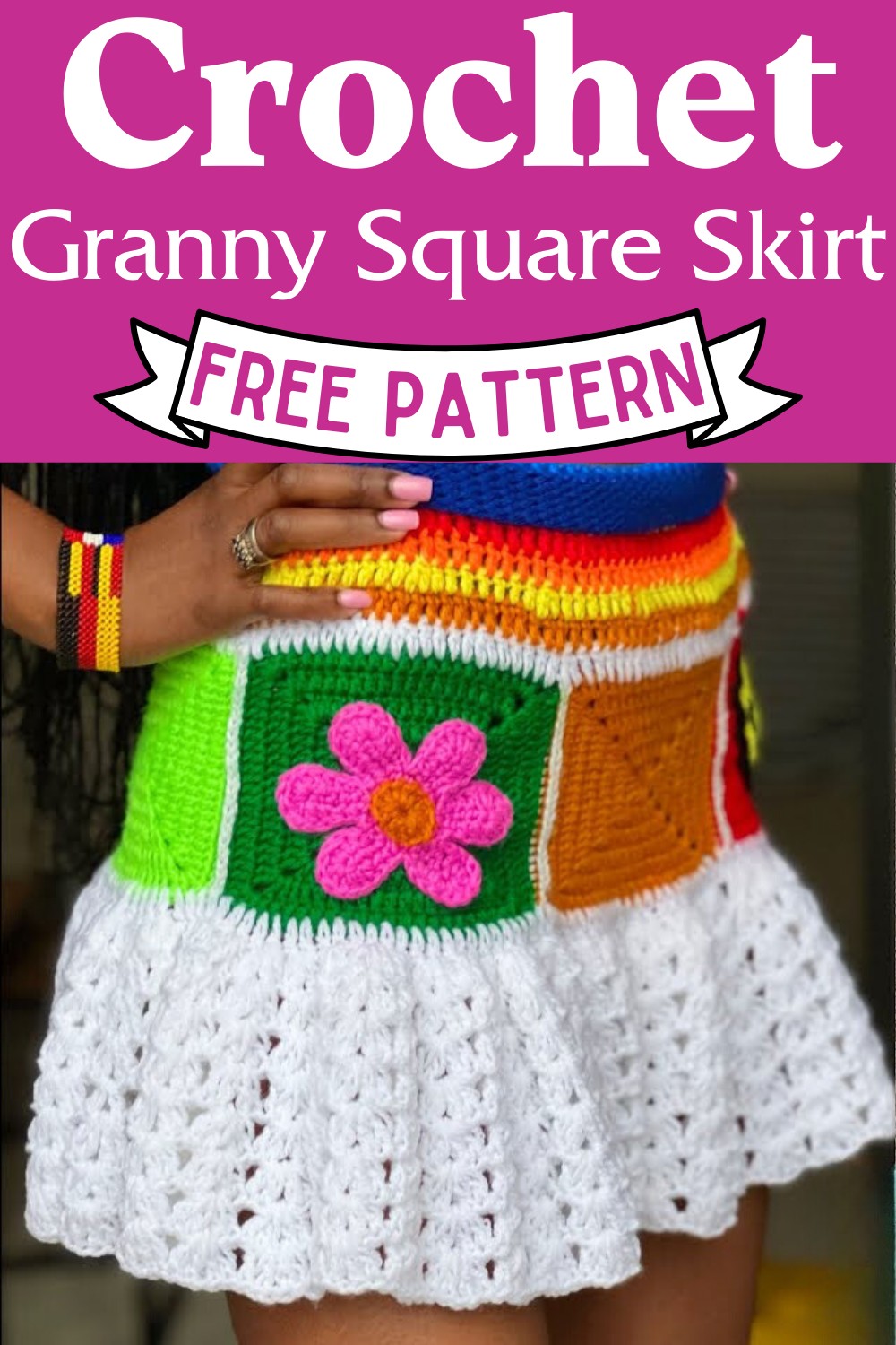 Crochet A Granny Square Skirt