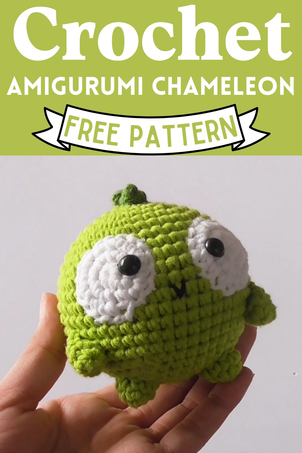 Crochet Amigurumi Chameleon Pattern