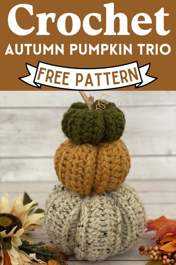 Crochet Trio Amigurumi Patterns In Different Sizes - Clairea Belle Makes
