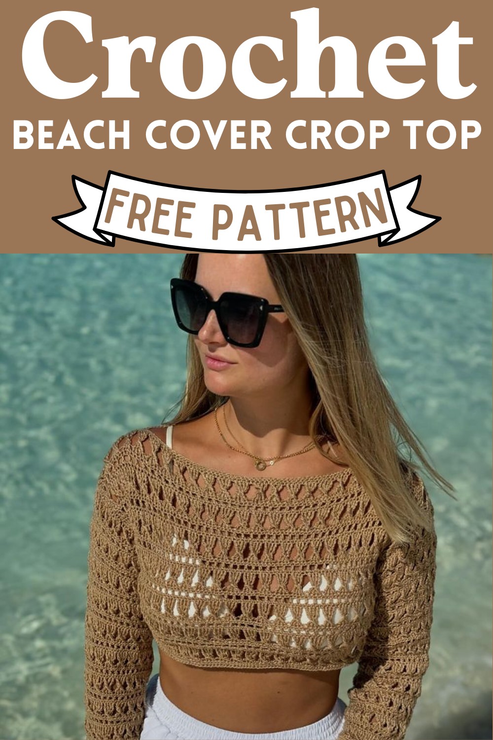 Crochet Beach Cover Crop Top Pattern