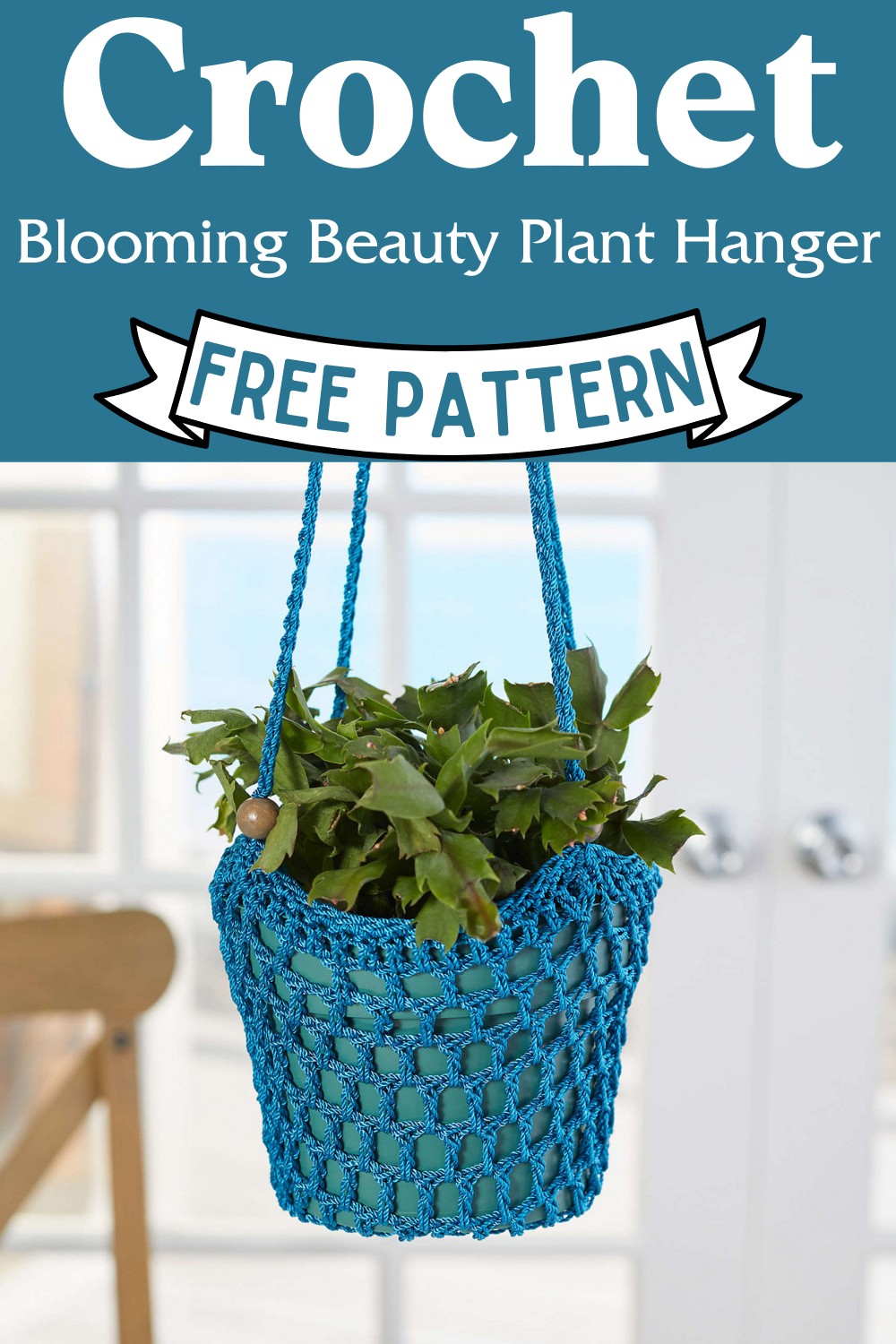 Crochet Blooming Beauty Plant Hanger Pattern 