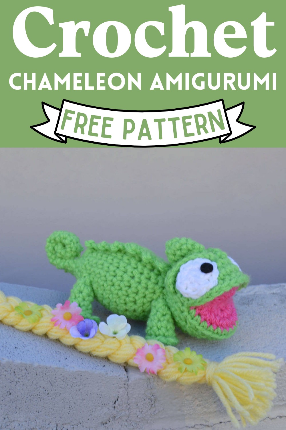 Crochet Chameleon Pascal Amigurumi Pattern