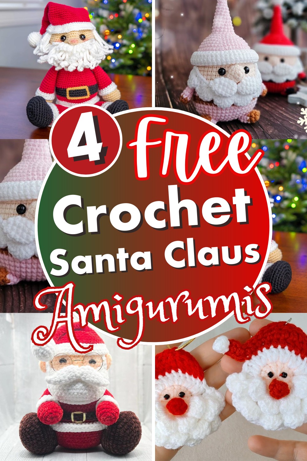 Crochet Christmas Santa Claus Amigurumi Patterns