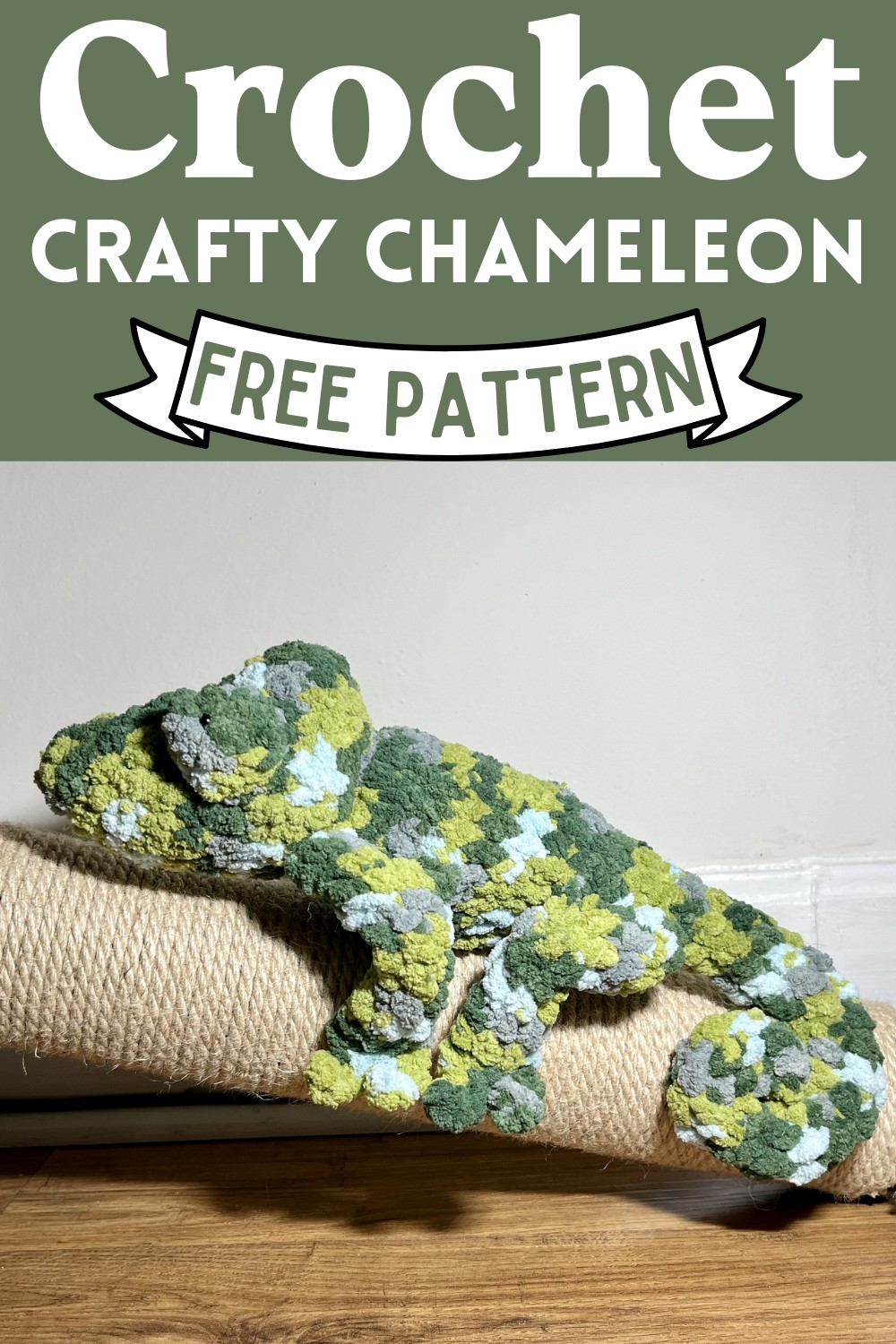 Crochet Crafty Chameleon Pattern