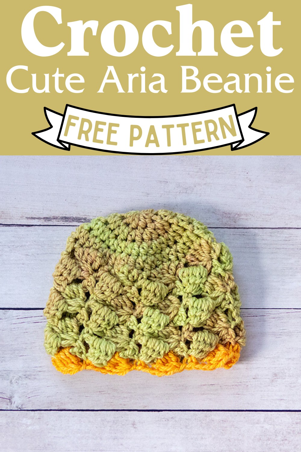 Crochet Cute Aria Beanie Pattern