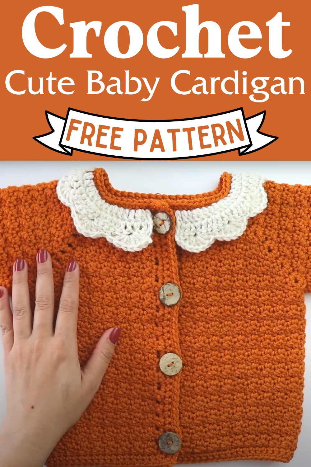 Crochet Cute Baby Cardigan Pattern