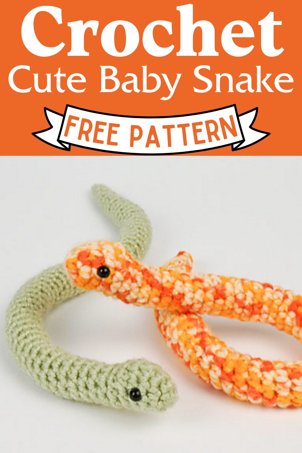 Crochet Cute Baby Snake Pattern