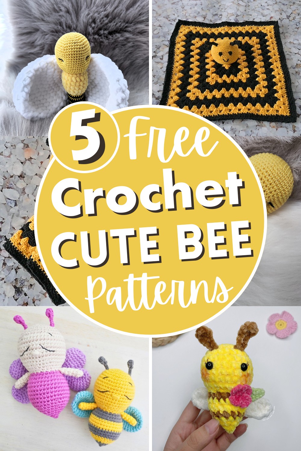 Crochet Cute Bee Pattern