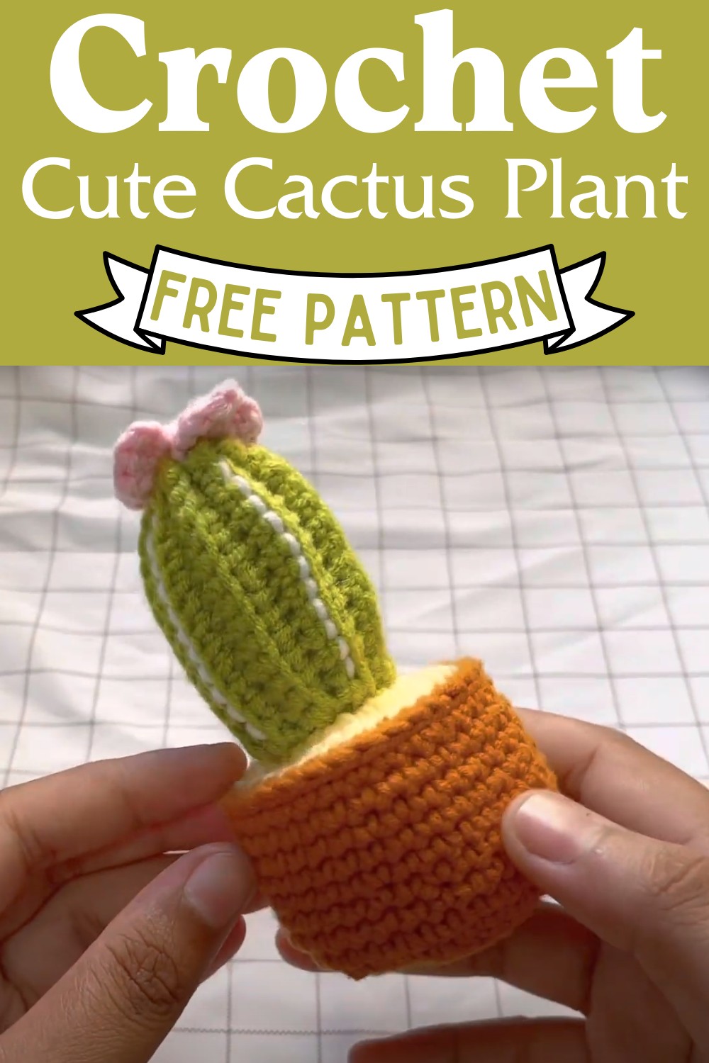 Crochet Cute Cactus Plant Pattern