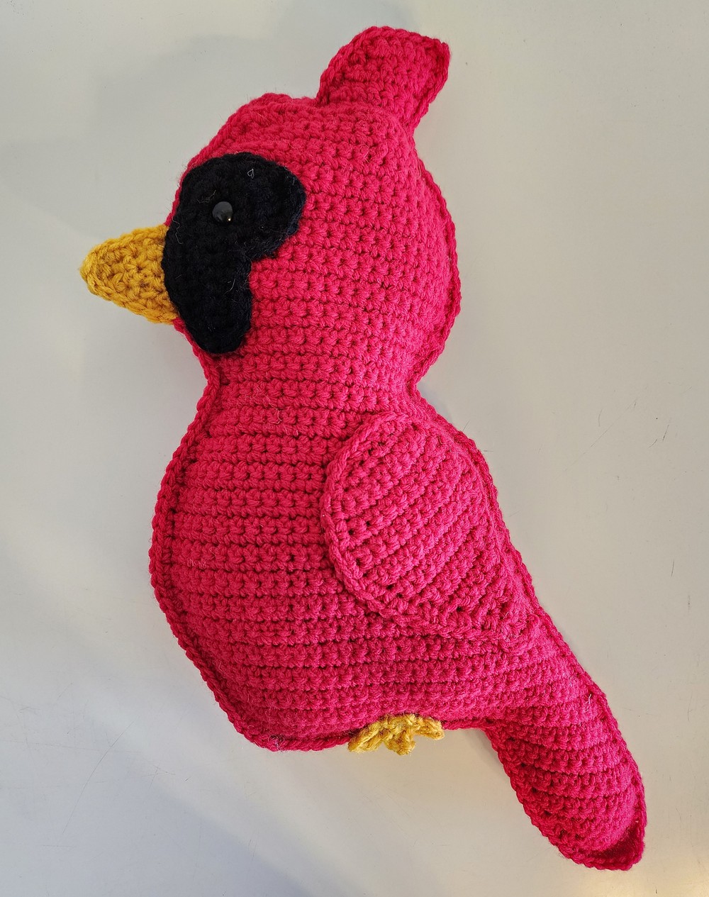 Crochet Cute Cardinal Pillow Pattern