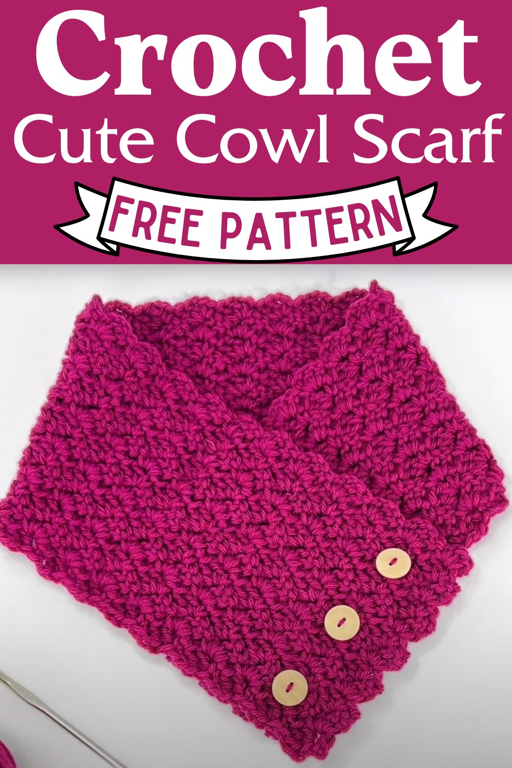 Crochet Cute Cowl Scarf Pattern