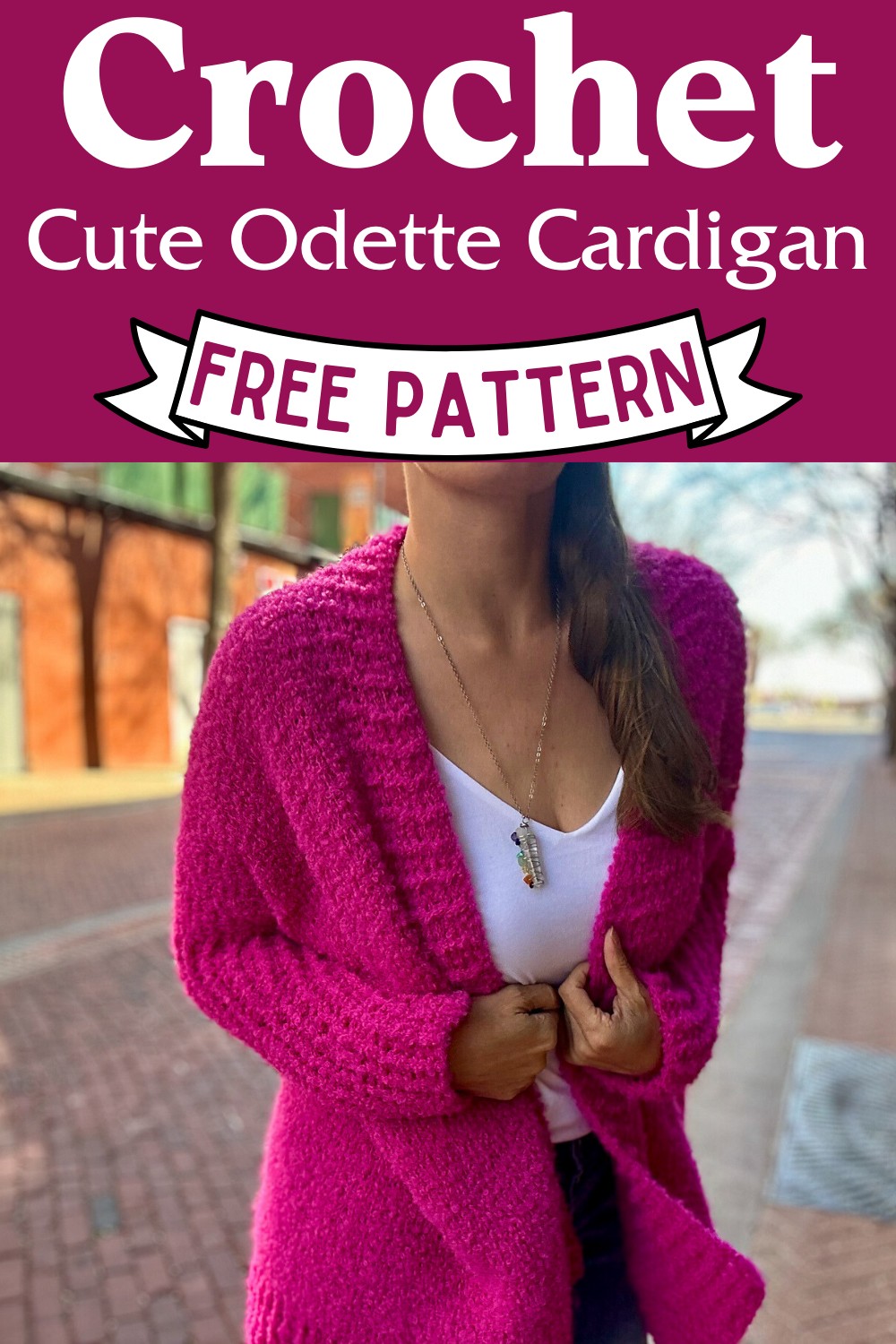 Crochet Cute Odette Cardigan Pattern