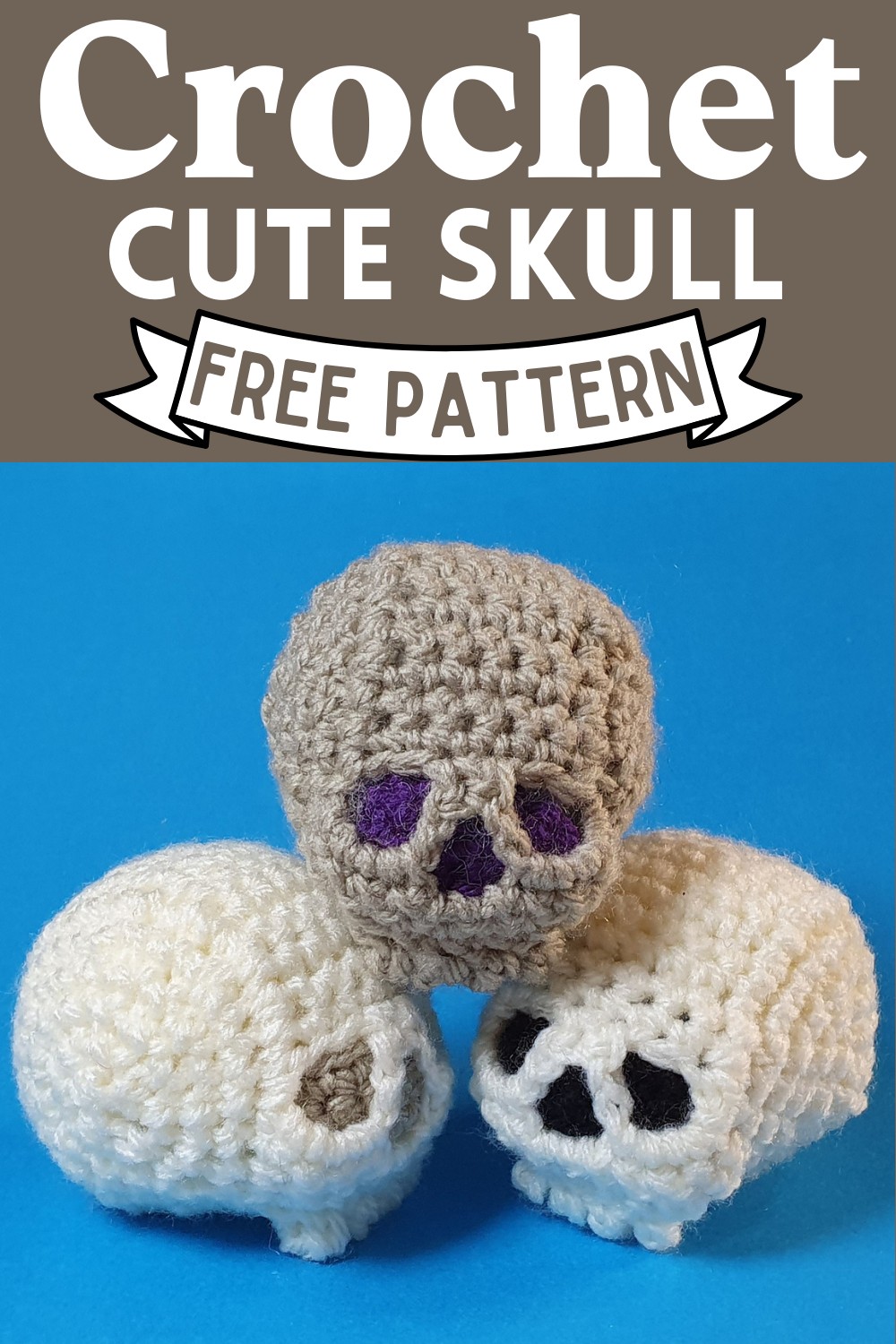 Crochet Cute Skull Pattern