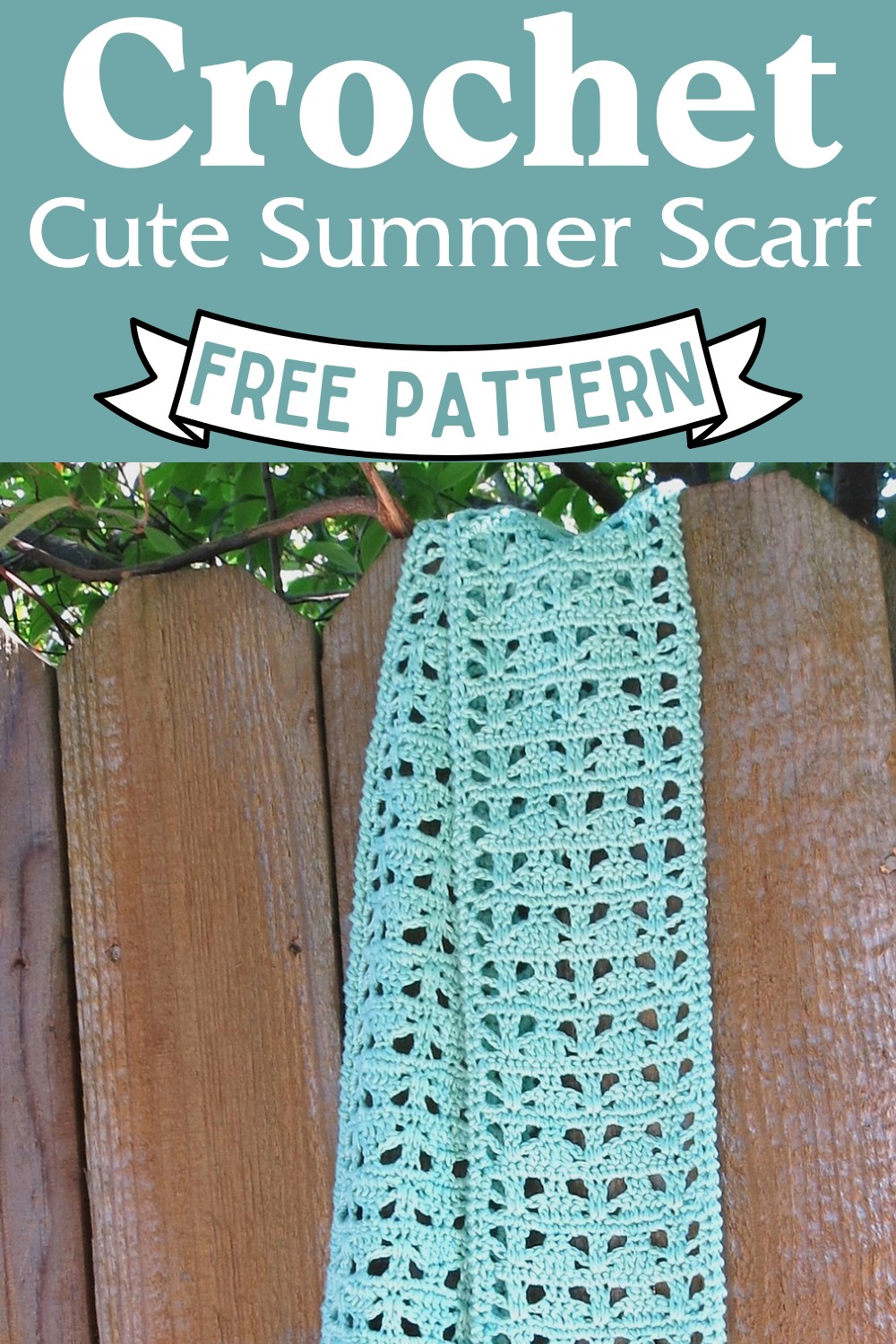 Crochet Cute Summer Scarf Pattern
