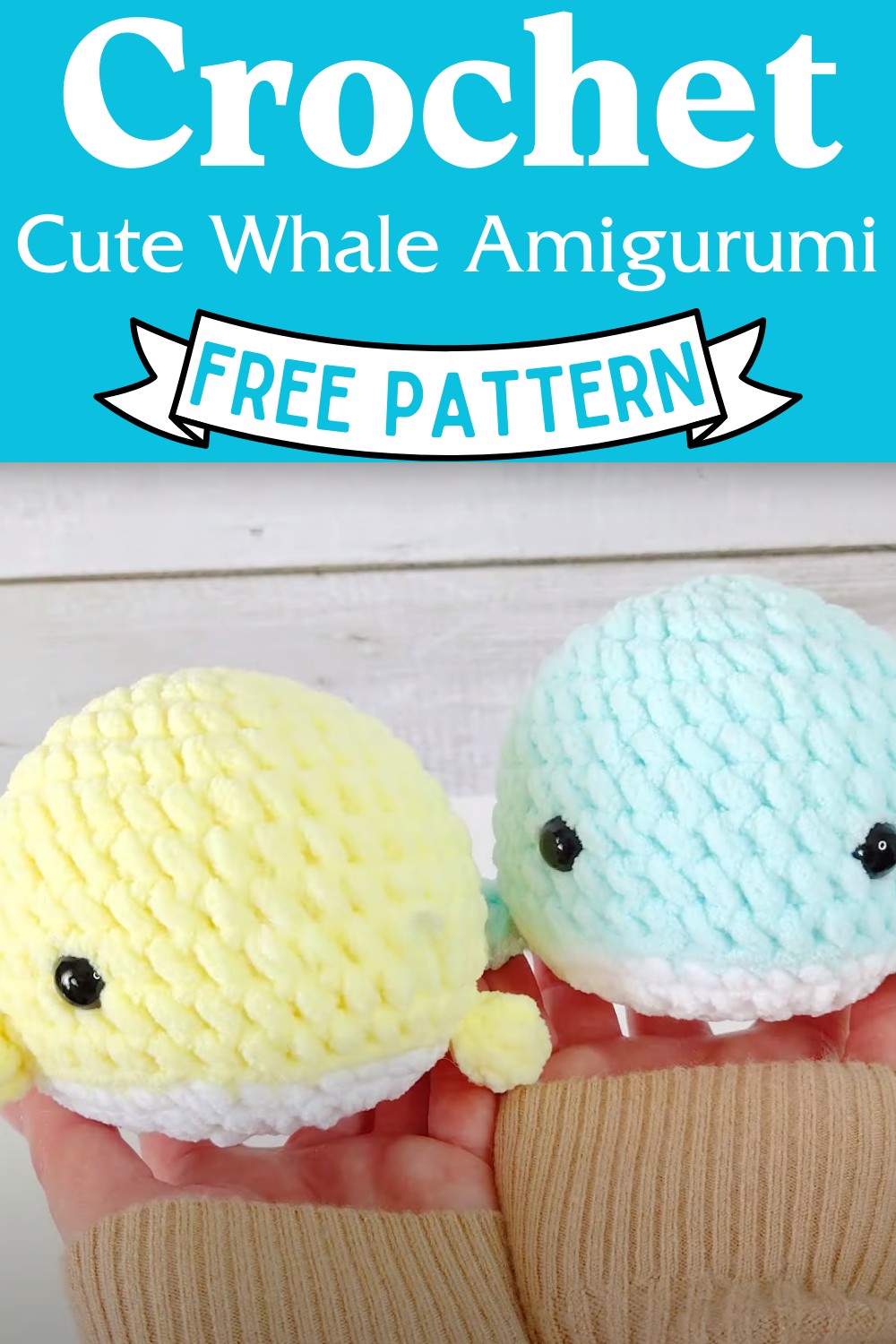 Crochet Cute Whale Amigurumi Pattern