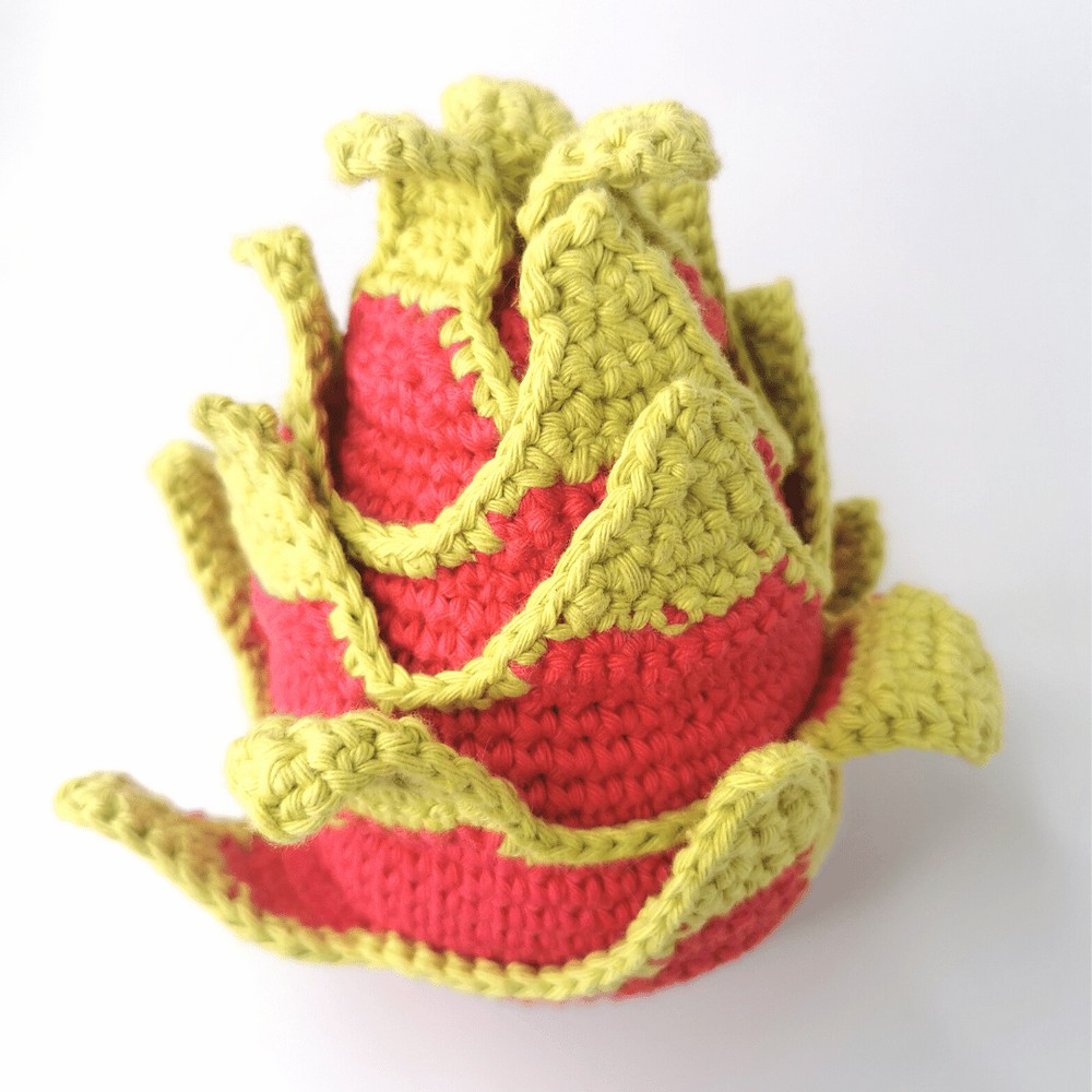 Crochet Delicious Dragon Fruit Pattern