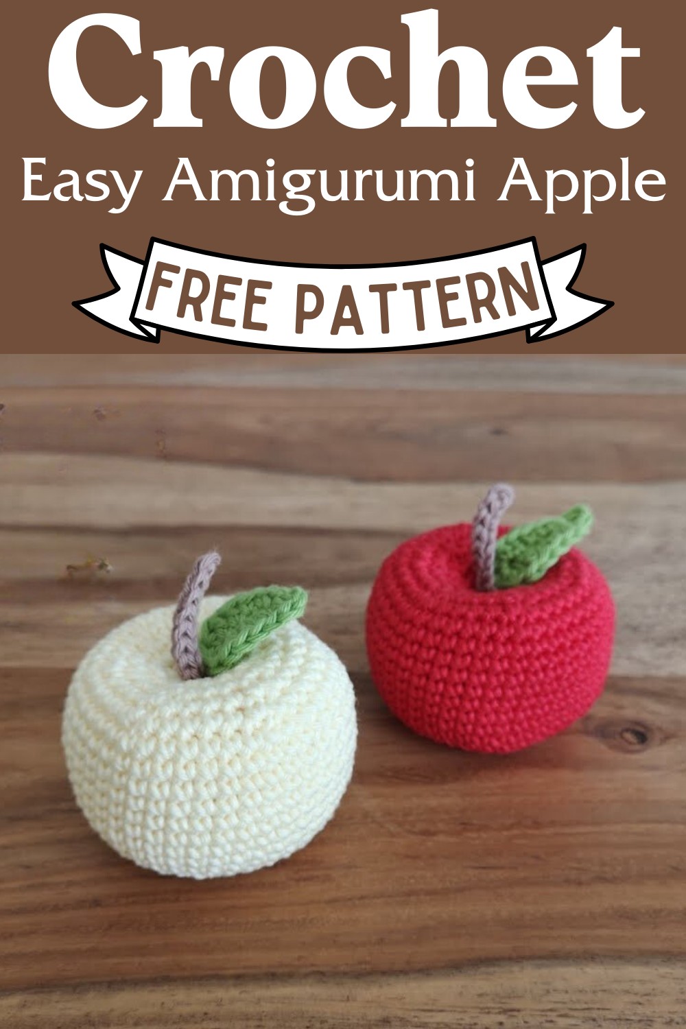 Crochet Easy Amigurumi Apple Pattern