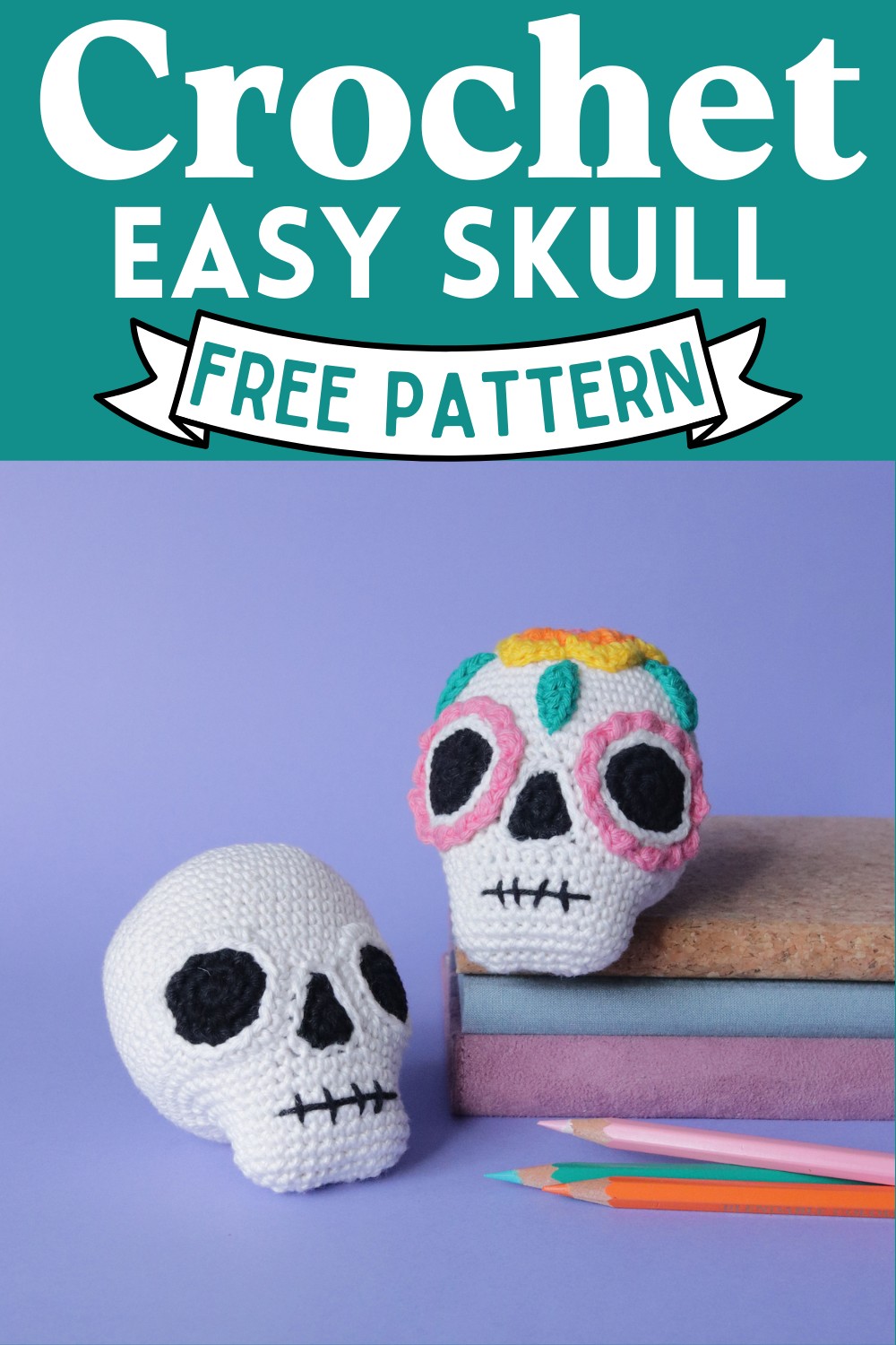 Crochet Easy Skull Pattern