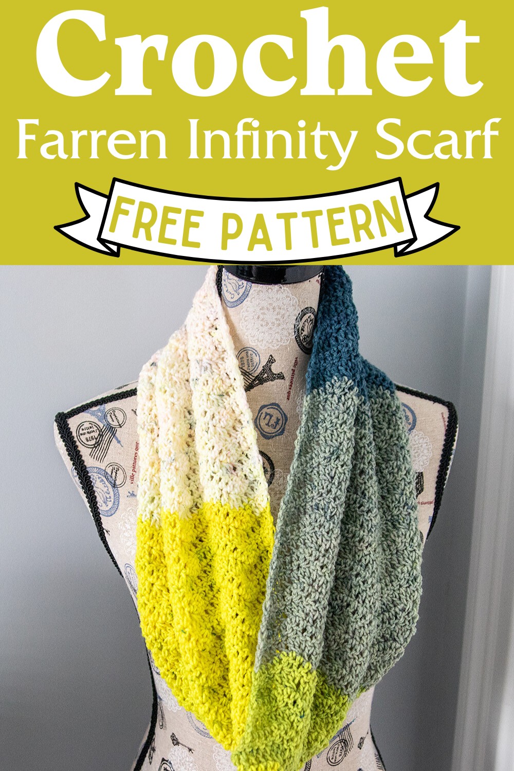 Crochet Farren Infinity Scarf Pattern