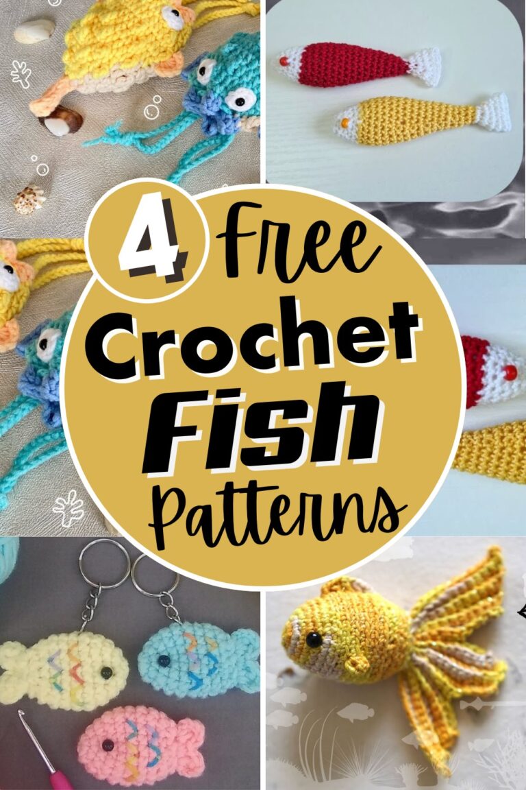 Fun Cute Crochet Fish Patterns To Play With - Clairea Belle Makes