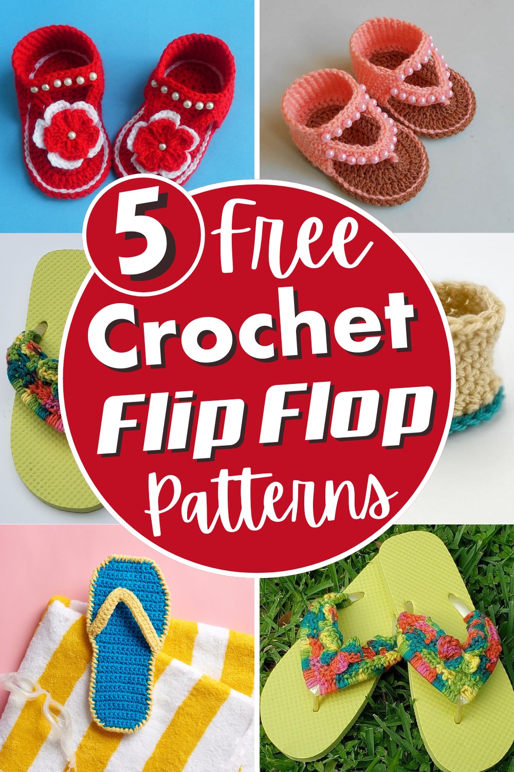 Crochet Flip Flop Pattern