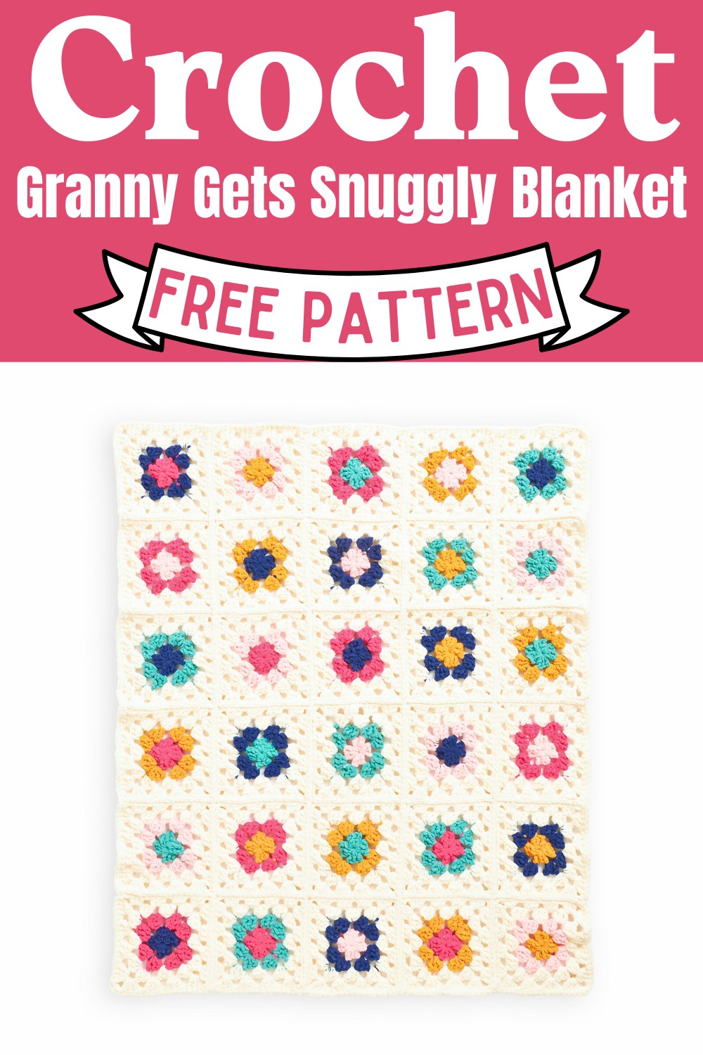 Crochet Granny Gets Snuggly Blanket Pattern