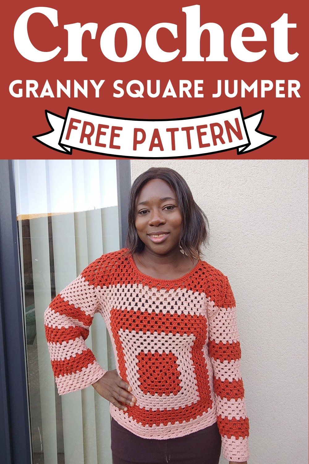 Crochet Granny Square Jumper Pattern