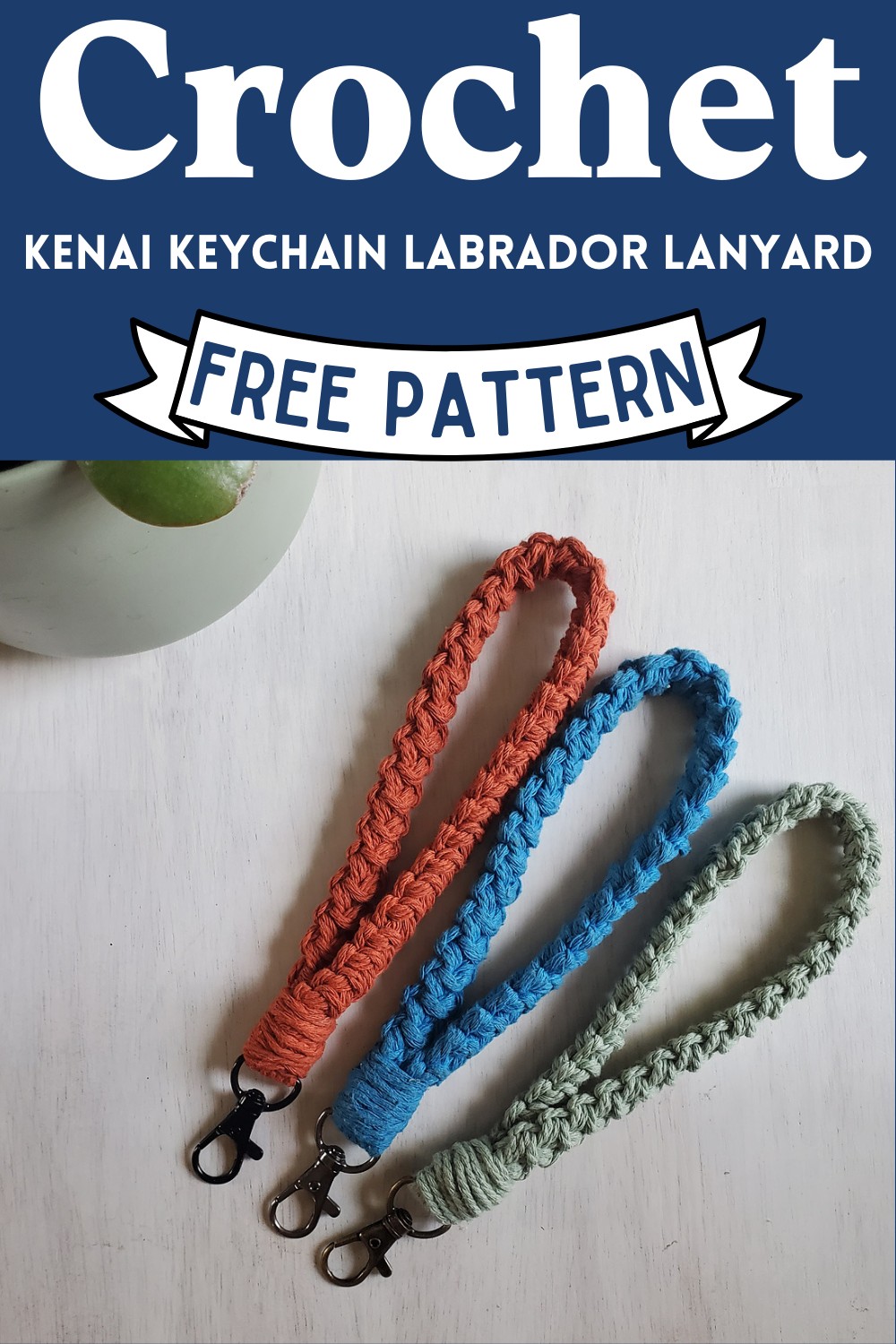 Crochet Kenai Keychain And Labrador Lanyard Pattern