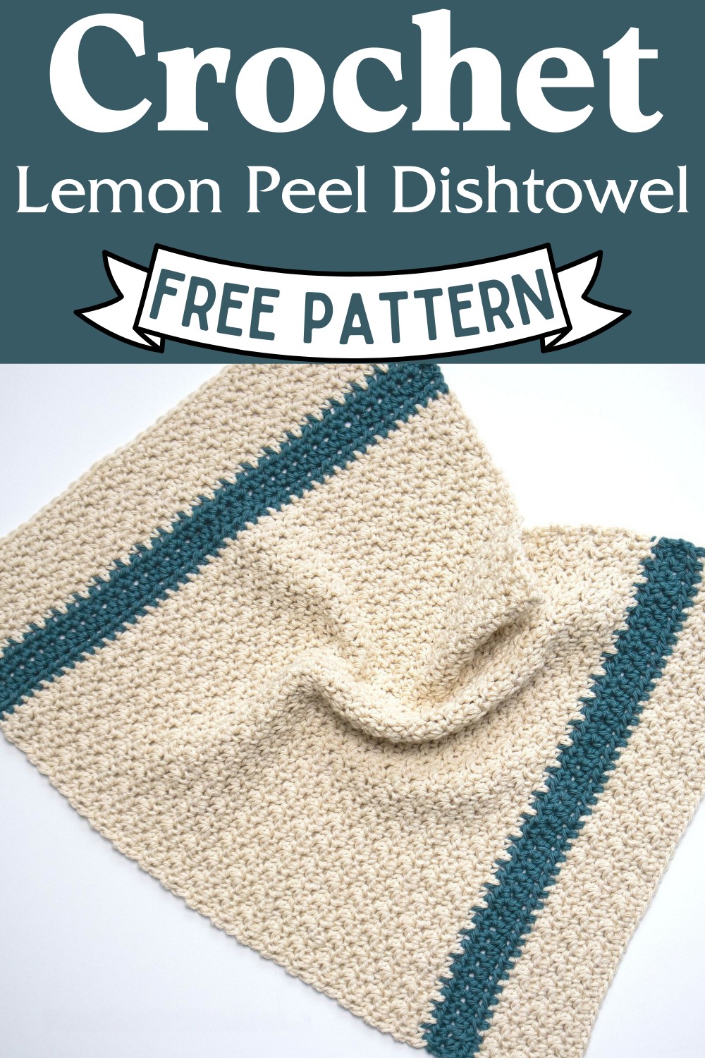 Crochet Lemon Peel Dishtowel Pattern