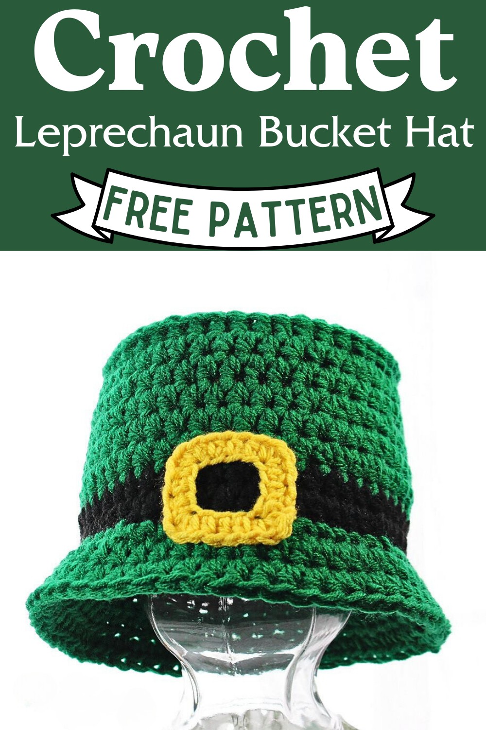 Crochet Leprechaun Bucket Hat Pattern