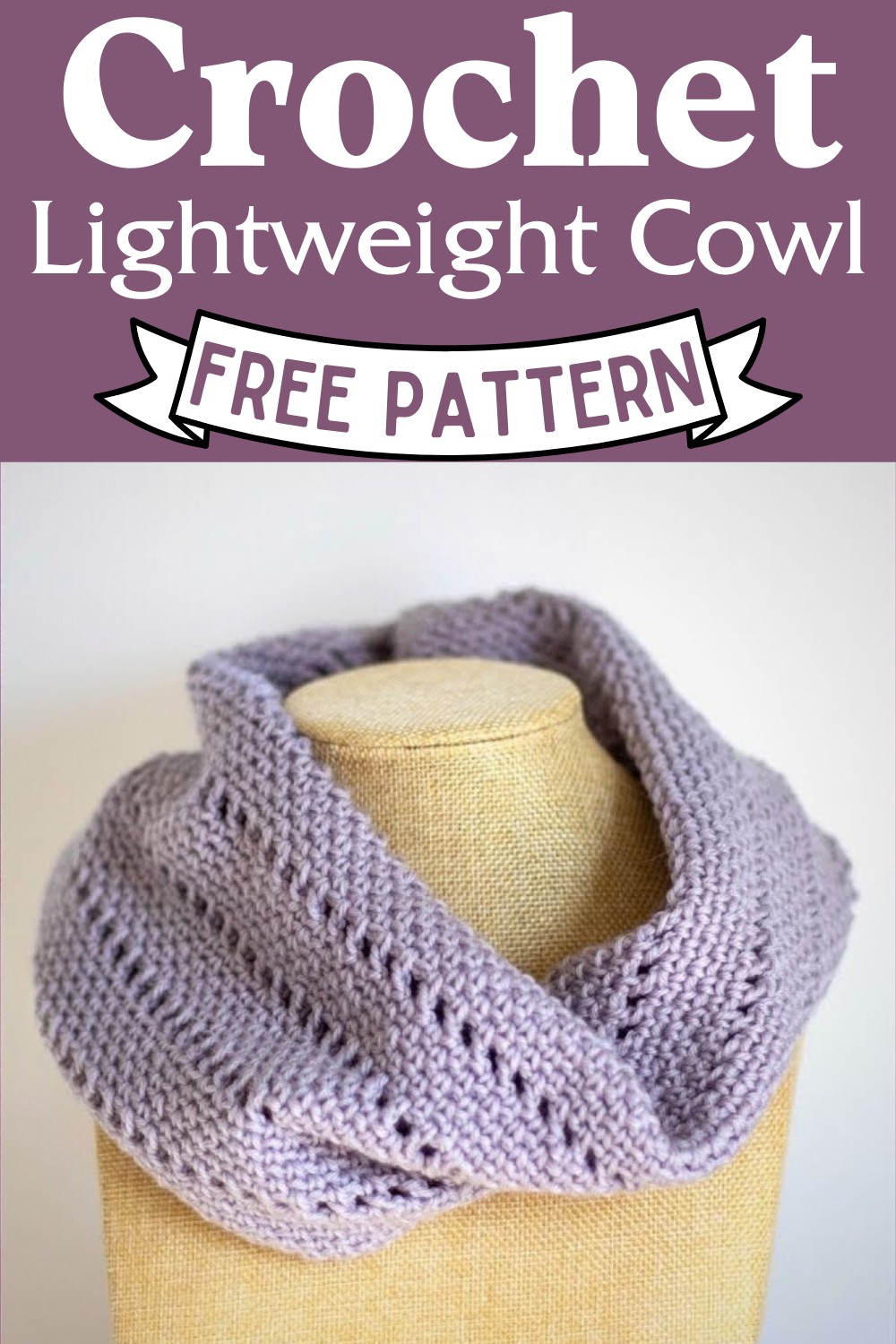 Crochet Lightweight Cowl Pattern