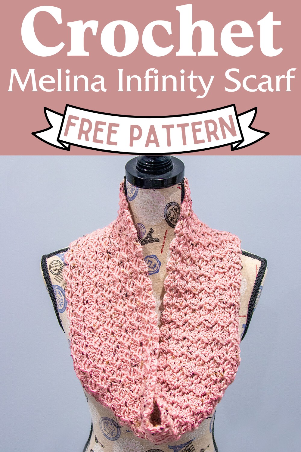 Crochet Melina Infinity Scarf Pattern