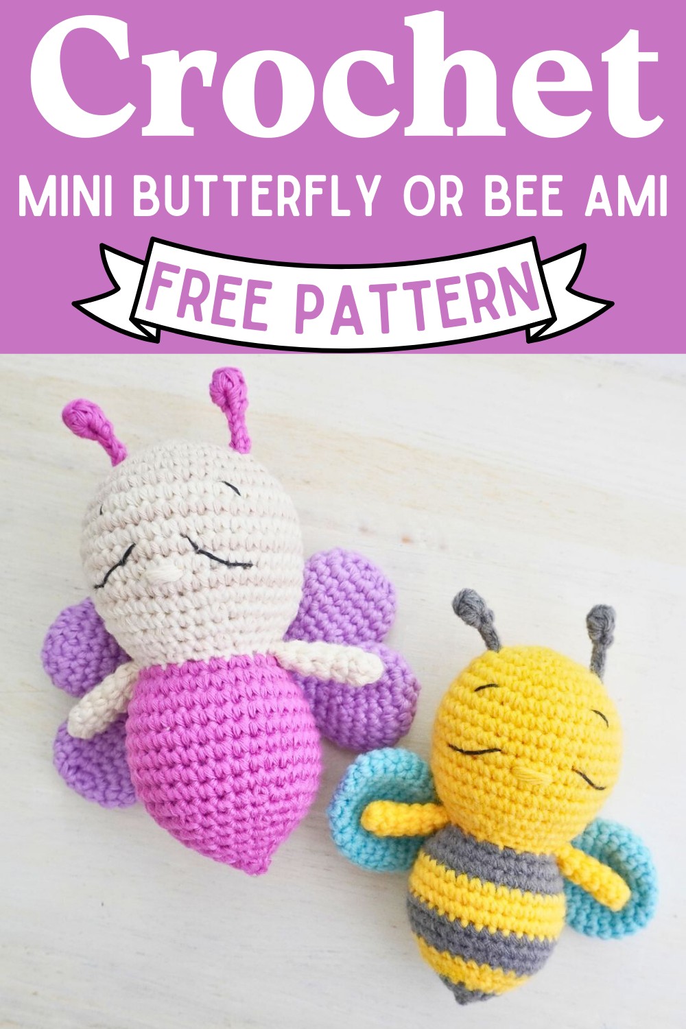Crochet Baby Bee Lovey Pattern