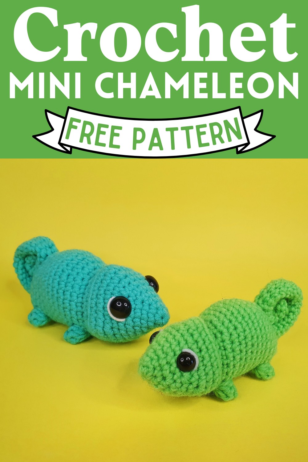 Crochet Mini Chameleon Pattern