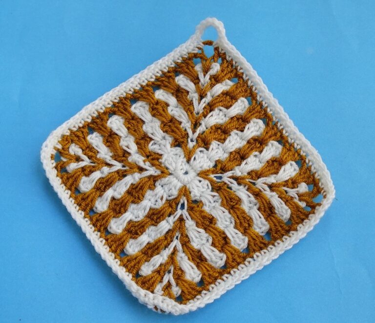 Crochet Mosaic Kitchen Towels Pattern