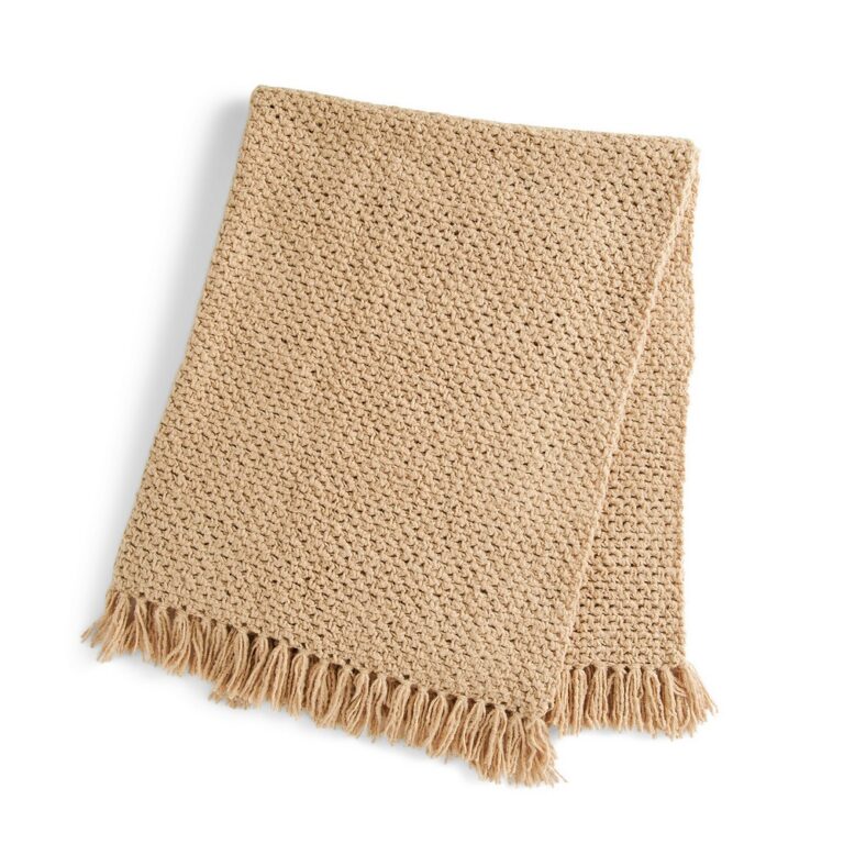 5 Cozy & Admirable Crochet Moss Stitch Blanket Patterns