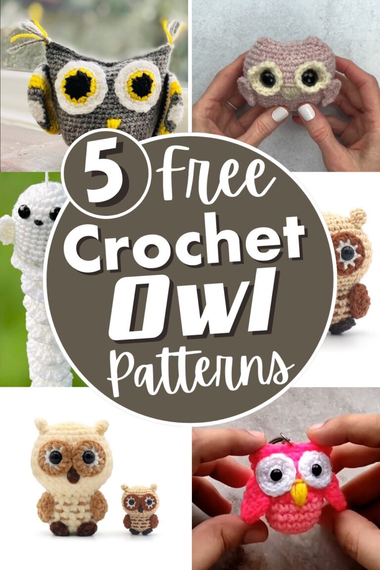 5 Free & Cozy Crochet Owl Patterns For Beginners - Clairea Belle Makes