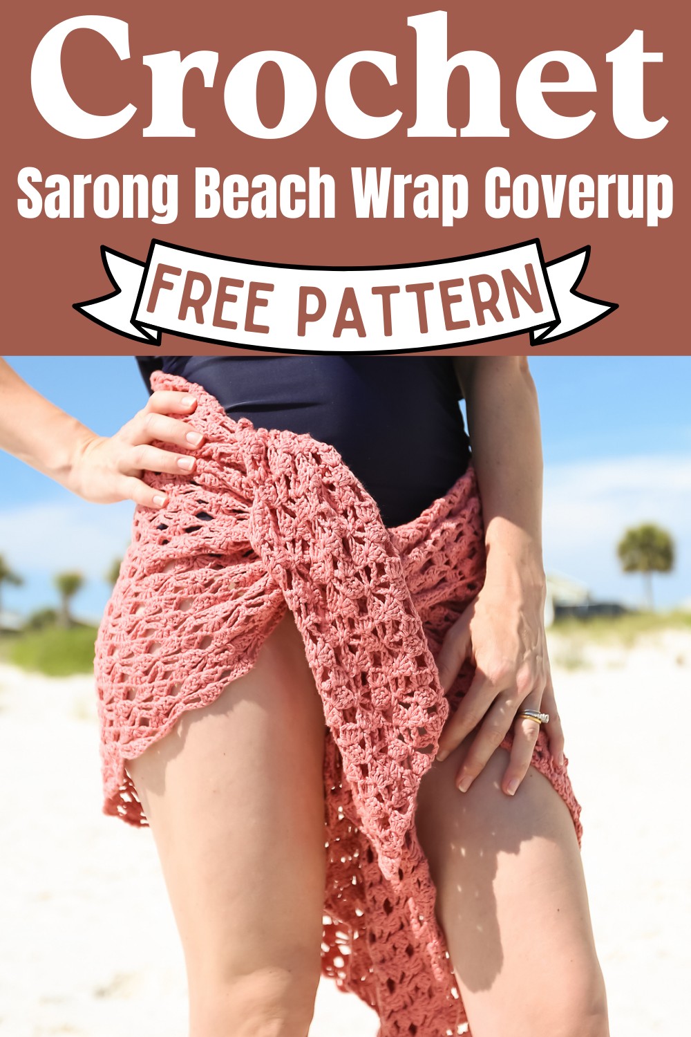Crochet Sarong Beach Wrap Coverup Pattern