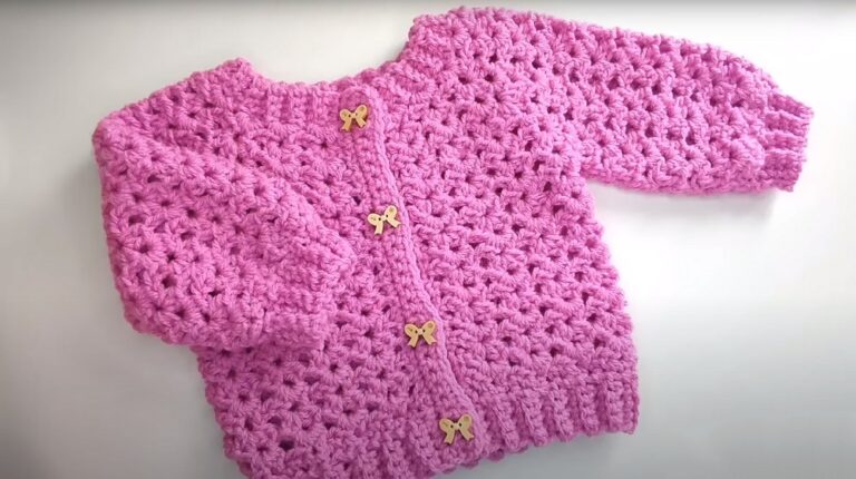 Crochet Summer Baby Cardigan Pattern