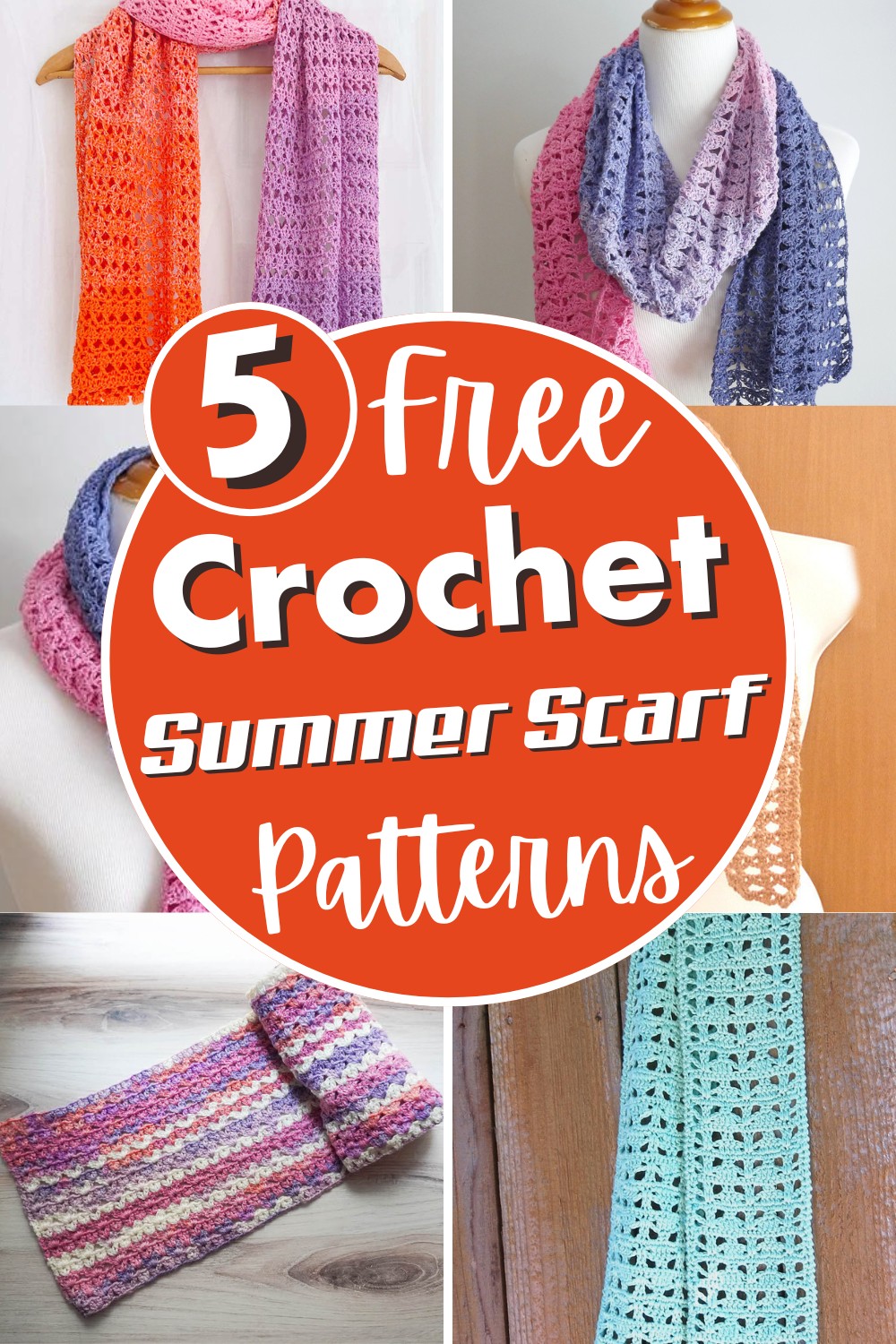 Crochet Summer Scarf Pattern