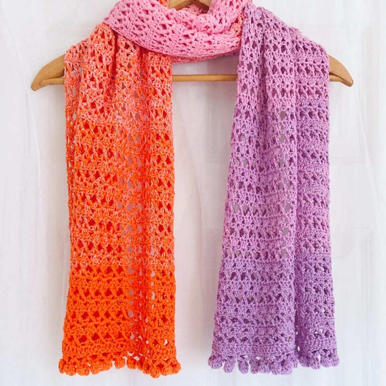 5 Super Beautiful Crochet Summer Scarf Patterns