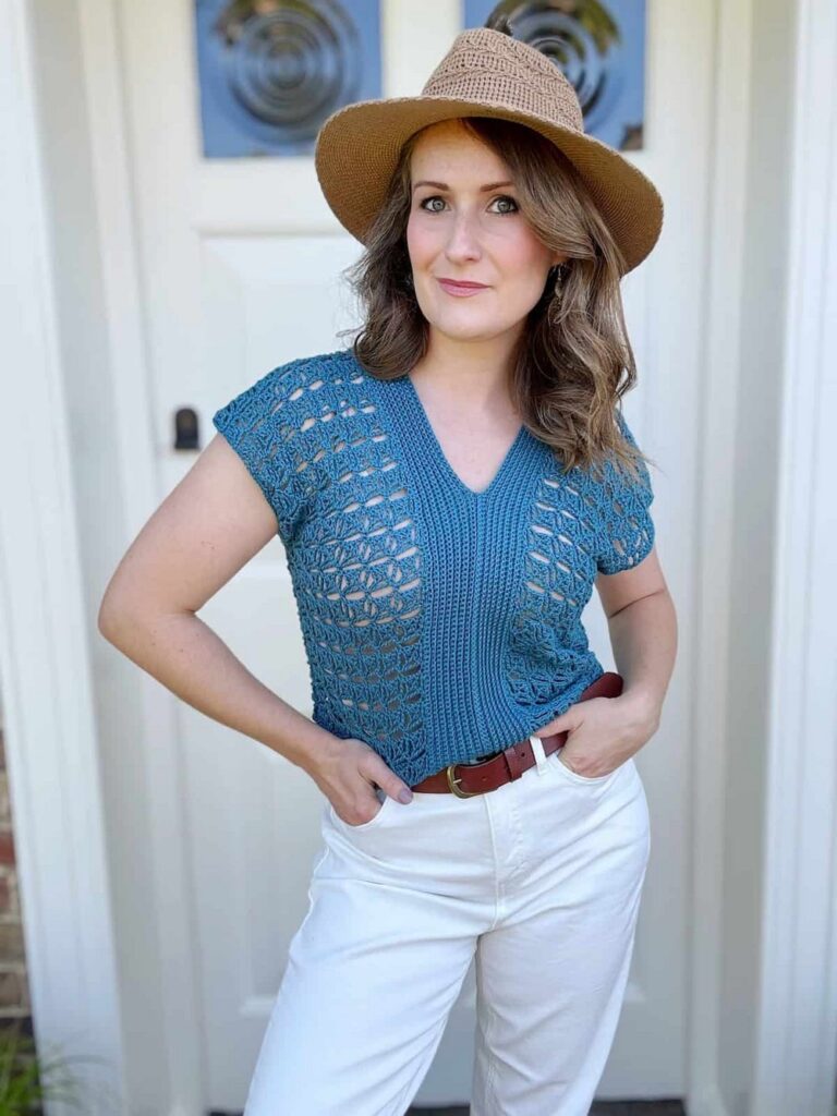 Crochet Violet Lace Top Pattern