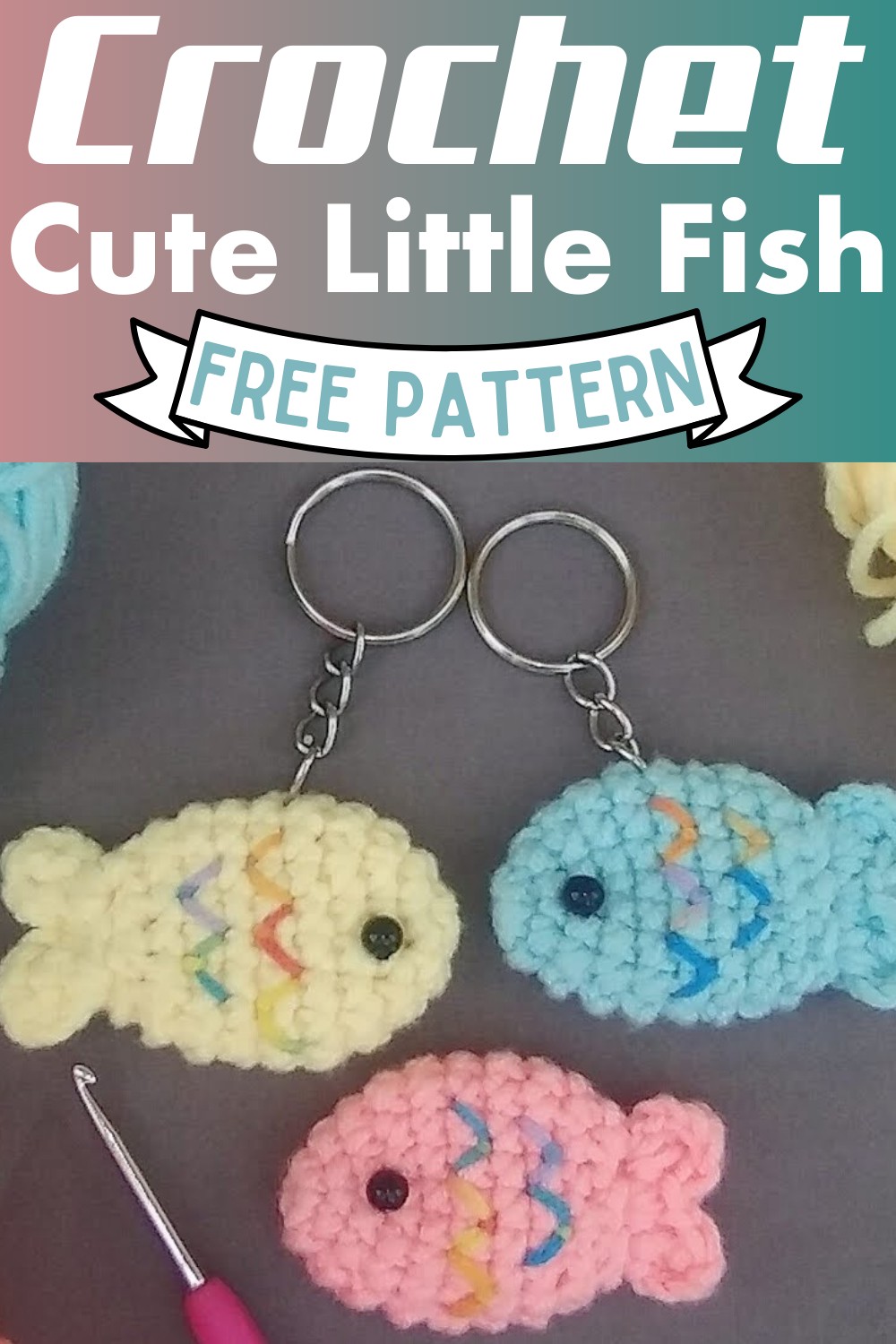 Cute Little Crochet Fish