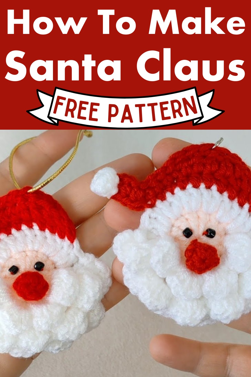 How To Make Crochet Santa Claus